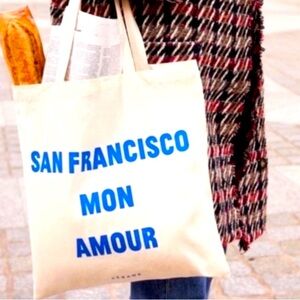Sezane NWOT San Francisco Mon Amour Tote